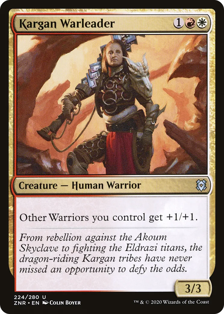 Kargan Warleader — Zendikar Rising — Magic: The Gathering