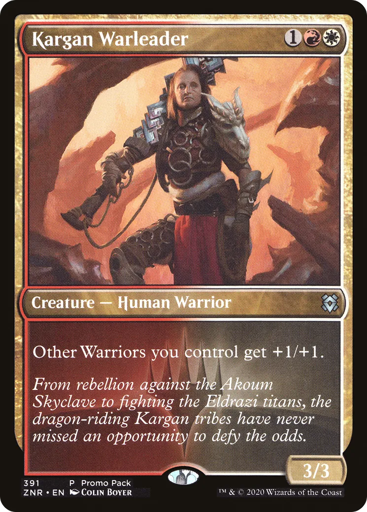 Meneuse de guerre karganne — Zendikar Rising — Magic: The Gathering