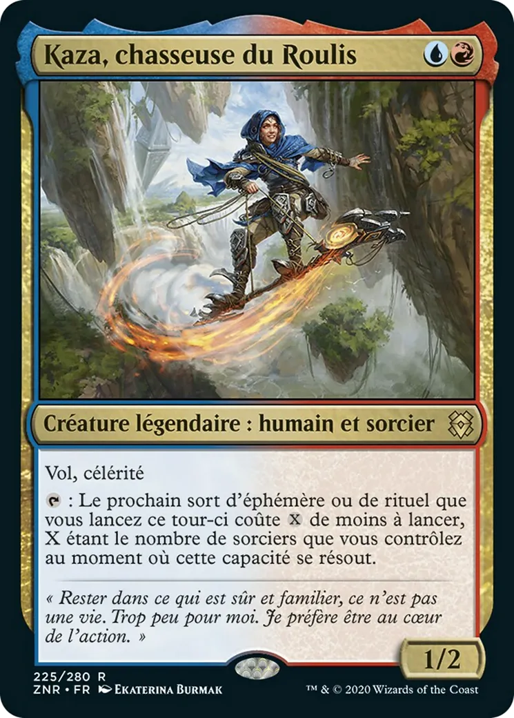 Kaza, chasseuse du Roulis — Zendikar Rising — Magic: The Gathering