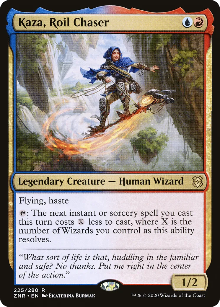 Kaza, chasseuse du Roulis — Zendikar Rising — Magic: The Gathering