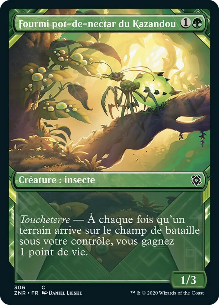 Fourmi pot-de-nectar du Kazandou — Zendikar Rising — Magic: The Gathering