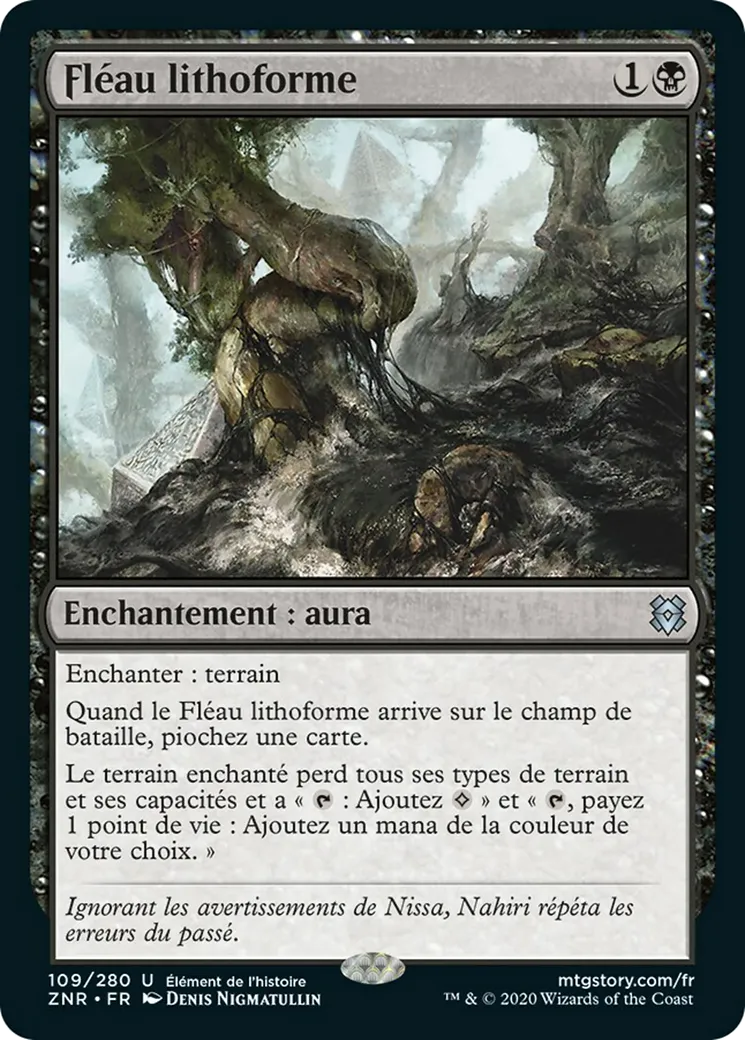 Fléau lithoforme — Zendikar Rising — Magic: The Gathering