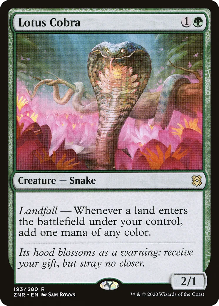 Lotus Cobra — Zendikar Rising — Magic: The Gathering