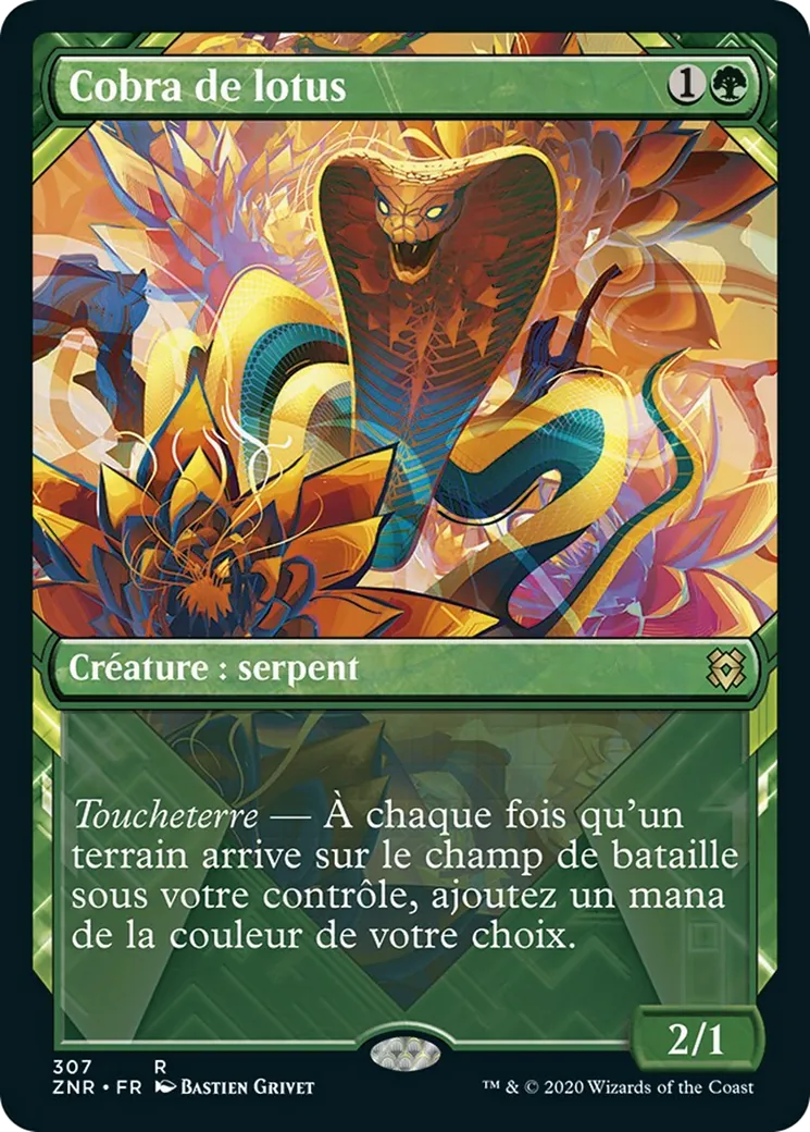 Cobra de lotus — Zendikar Rising — Magic: The Gathering