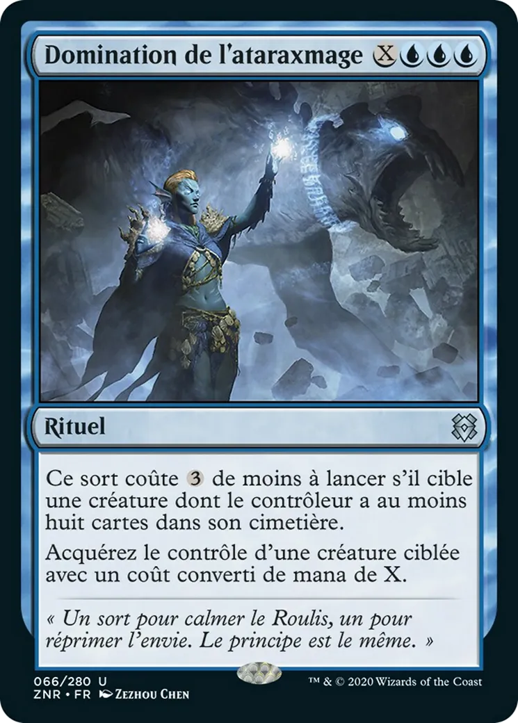 Domination de l'ataraxmage — Zendikar Rising — Magic: The Gathering
