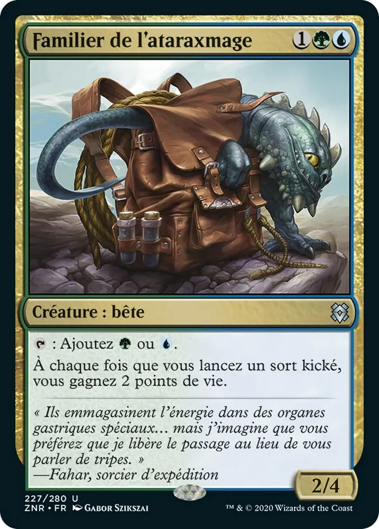Familier de l'ataraxmage — Zendikar Rising — Magic: The Gathering