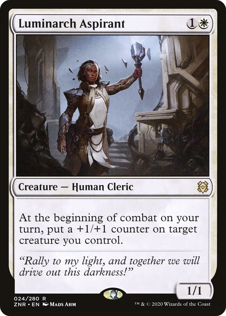 Luminarch Aspirant — Zendikar Rising — Magic: The Gathering