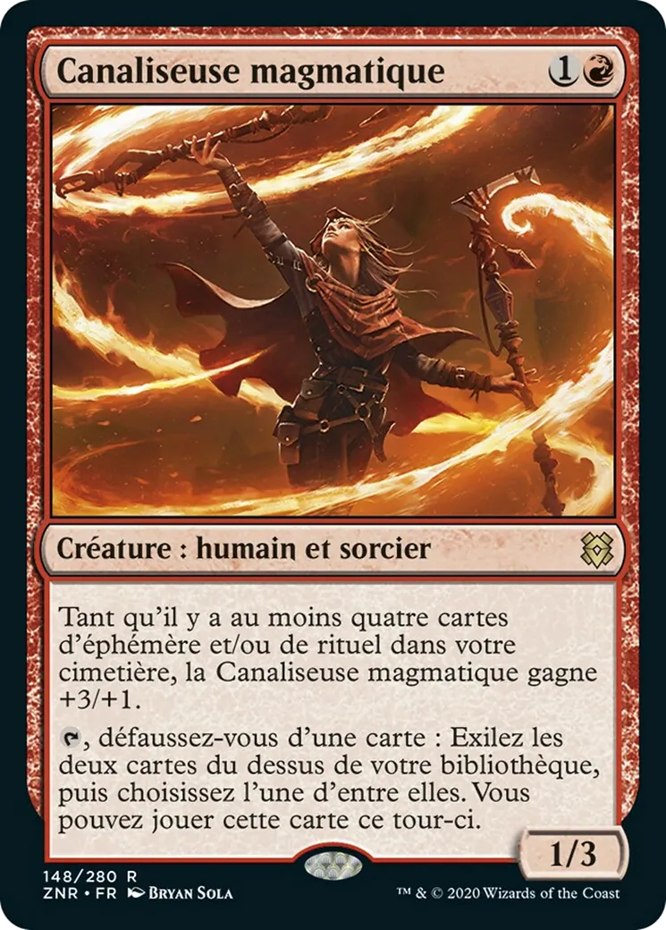 Canaliseuse magmatique — Zendikar Rising — Magic: The Gathering