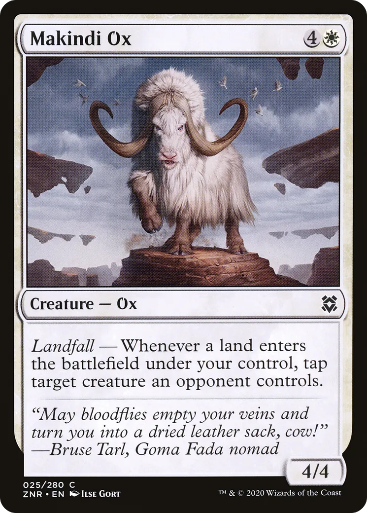 Buffle des Makindi — Zendikar Rising — Magic: The Gathering