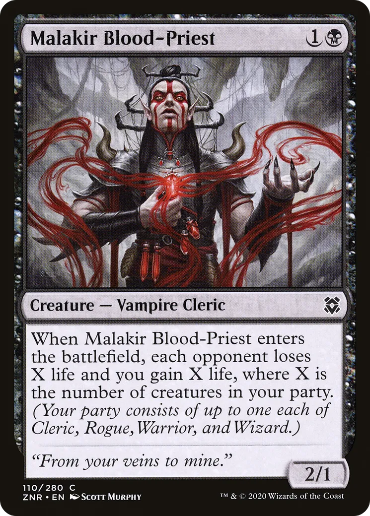 Malakir Blood-Priest — Zendikar Rising — Magic: The Gathering