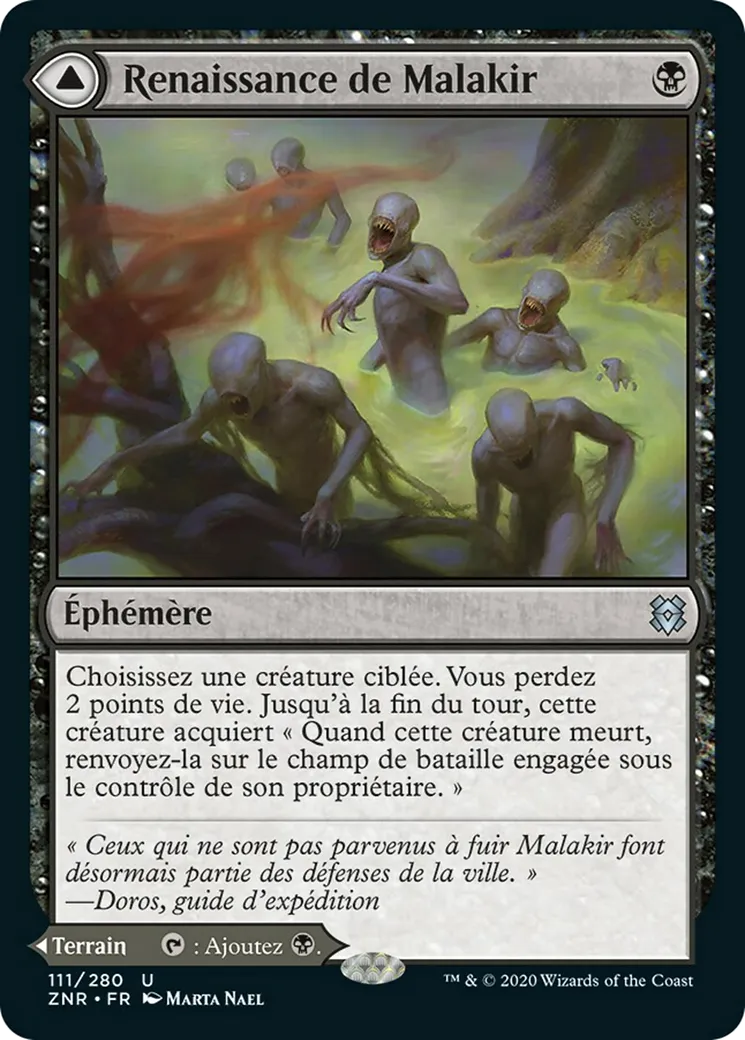 Renaissance de Malakir // Fondrière de Malakir — Zendikar Rising — Magic: The Gathering