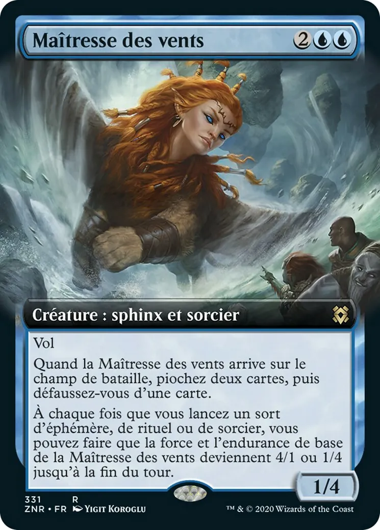 Maîtresse des vents — Zendikar Rising — Magic: The Gathering