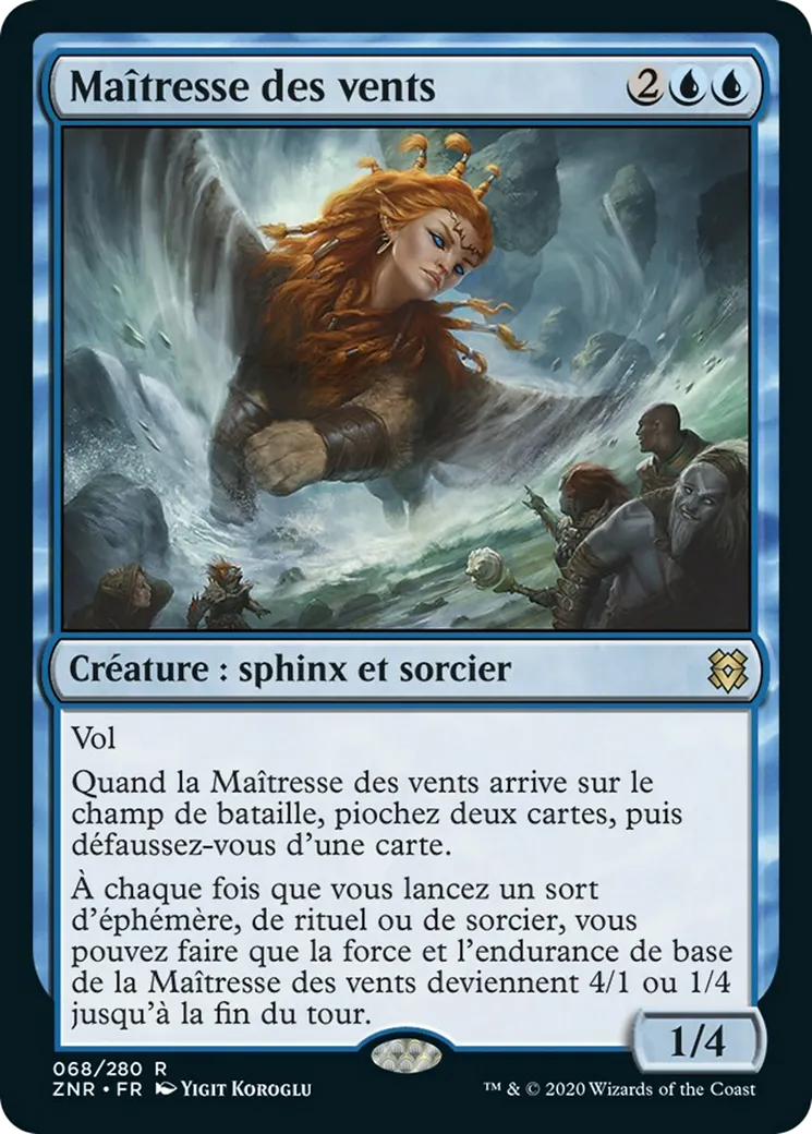 Maîtresse des vents — Zendikar Rising — Magic: The Gathering