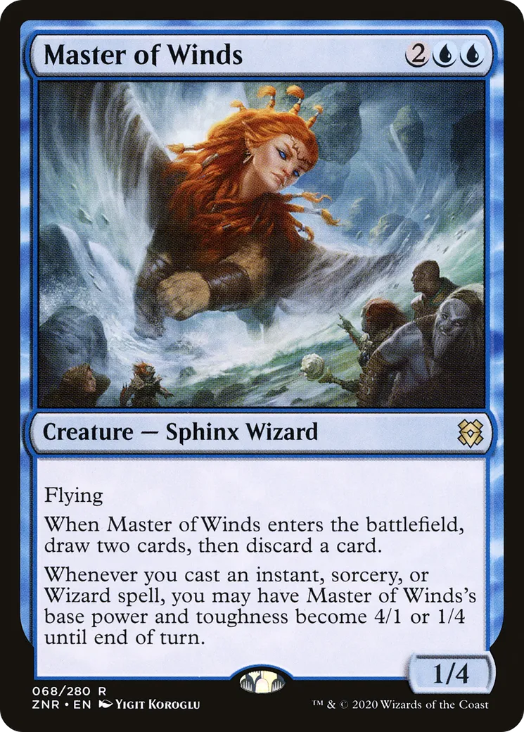 Maîtresse des vents — Zendikar Rising — Magic: The Gathering