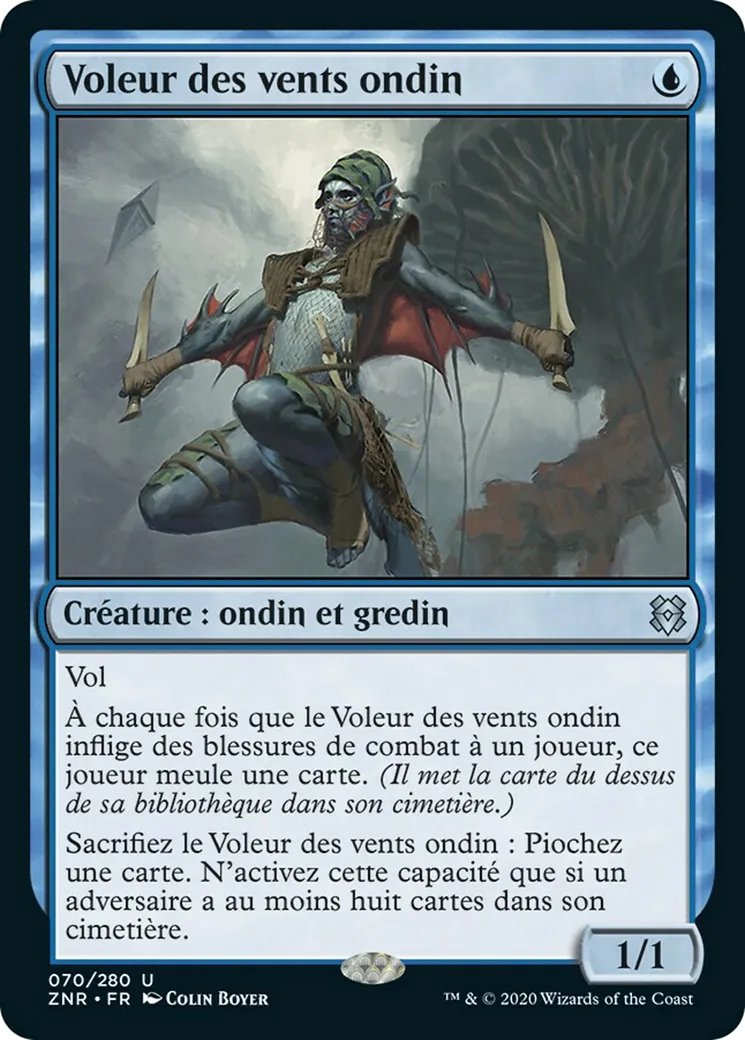 Voleur des vents ondin — Zendikar Rising — Magic: The Gathering