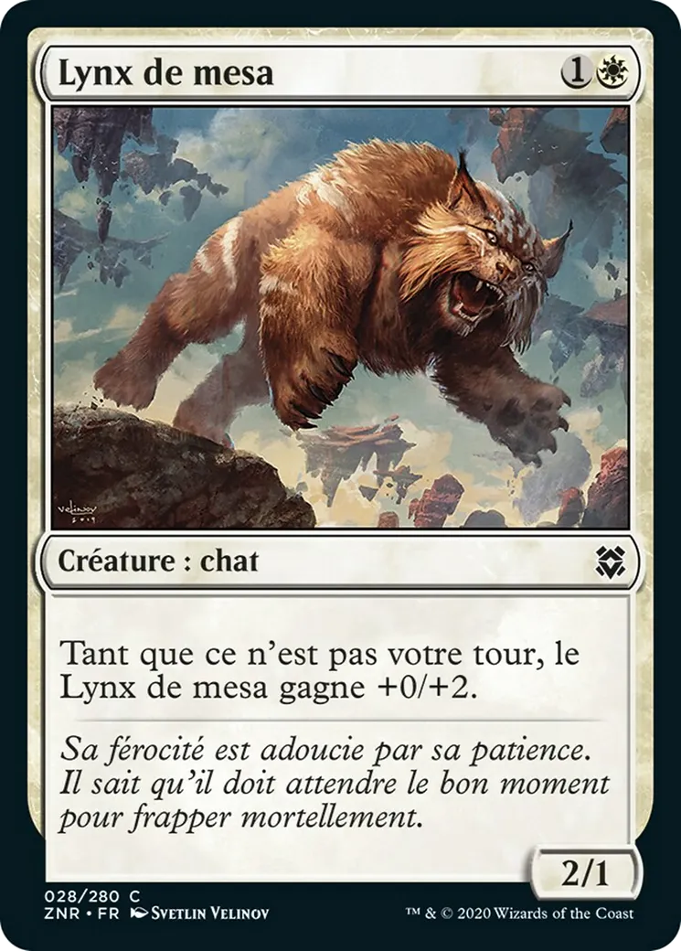 Lynx de mesa — Zendikar Rising — Magic: The Gathering