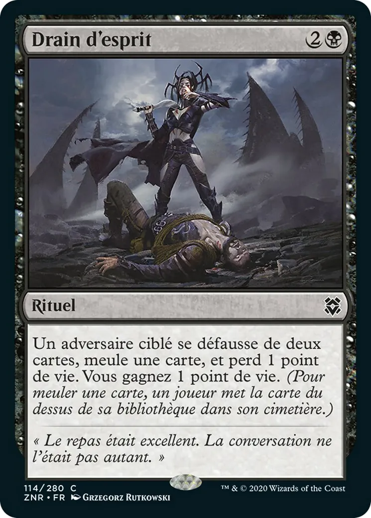 Drain d'esprit — Zendikar Rising — Magic: The Gathering