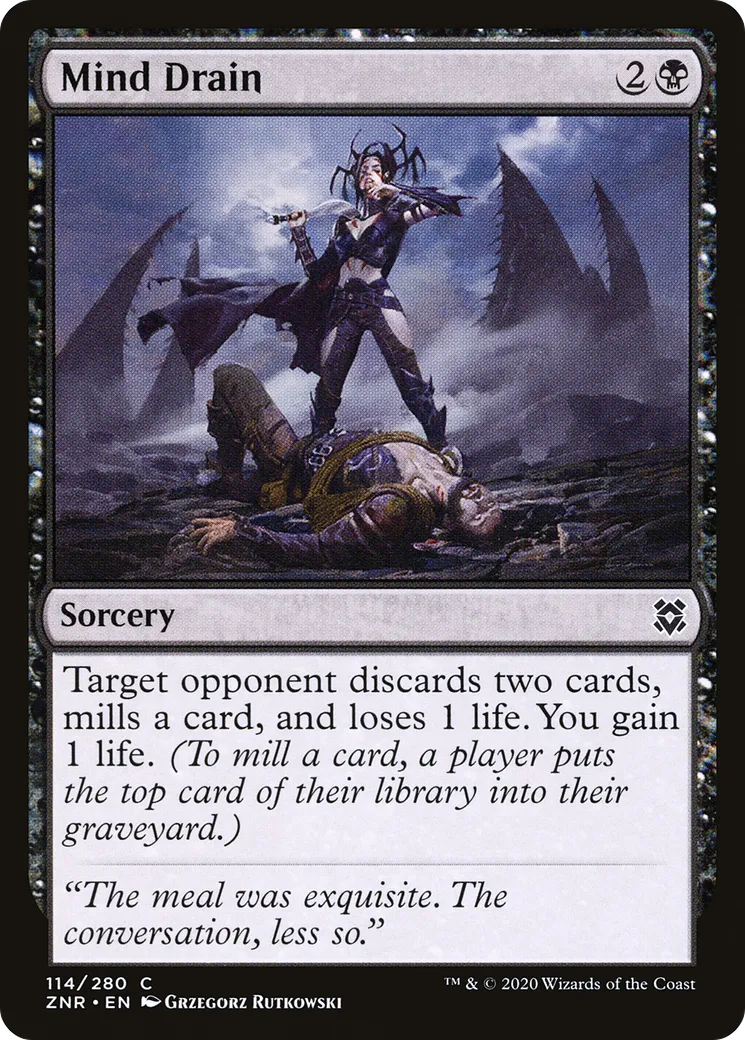 Mind Drain — Zendikar Rising — Magic: The Gathering