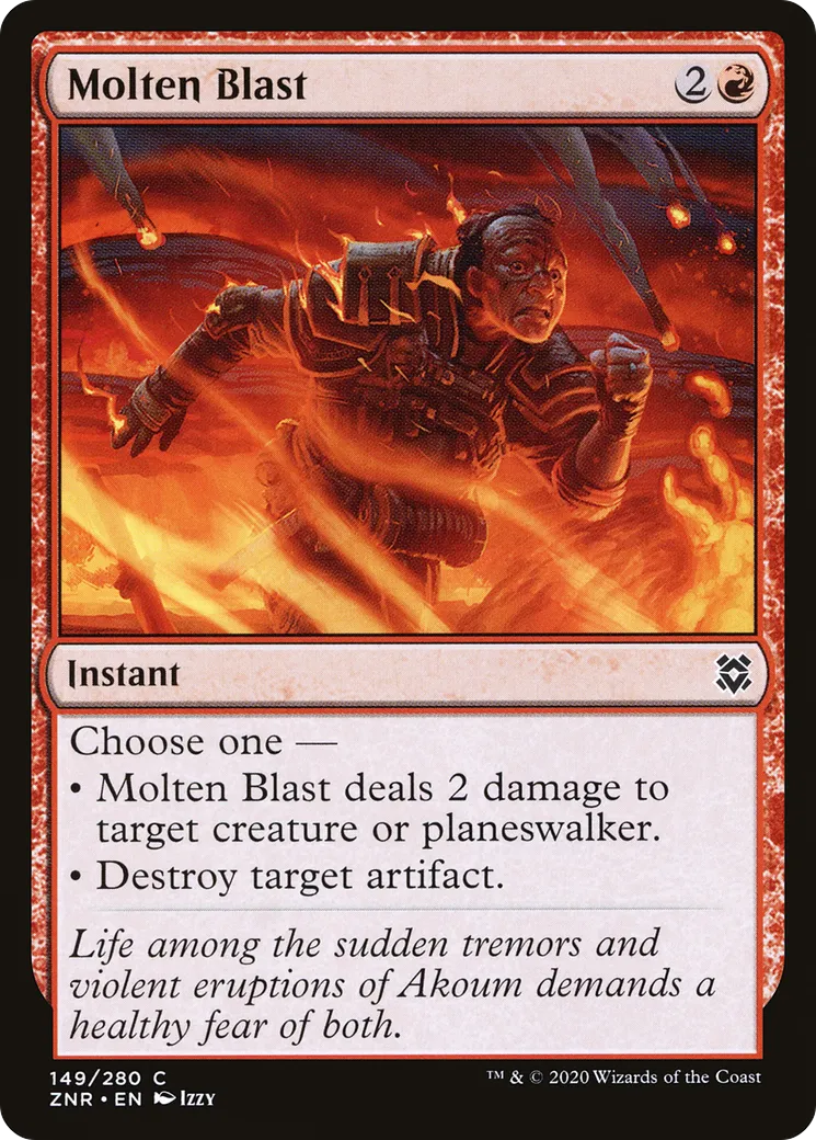 Molten Blast — Zendikar Rising — Magic: The Gathering