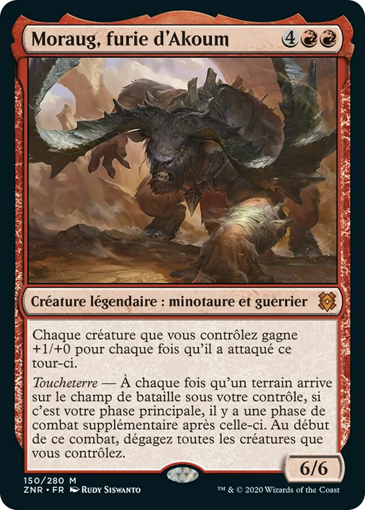 Moraug, furie d'Akoum — Zendikar Rising — Magic: The Gathering