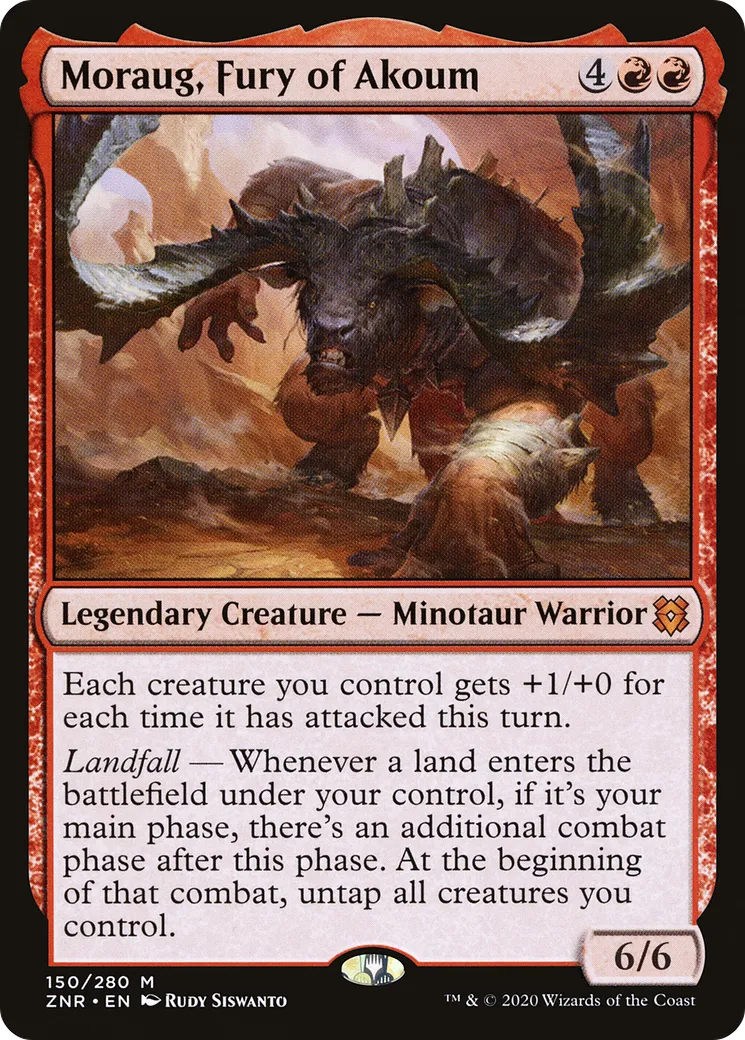 Moraug, Fury of Akoum — Zendikar Rising — Magic: The Gathering