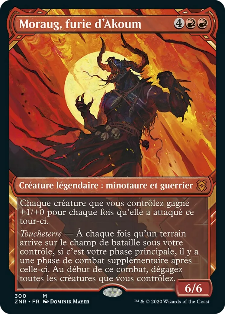 Moraug, furie d'Akoum — Zendikar Rising — Magic: The Gathering