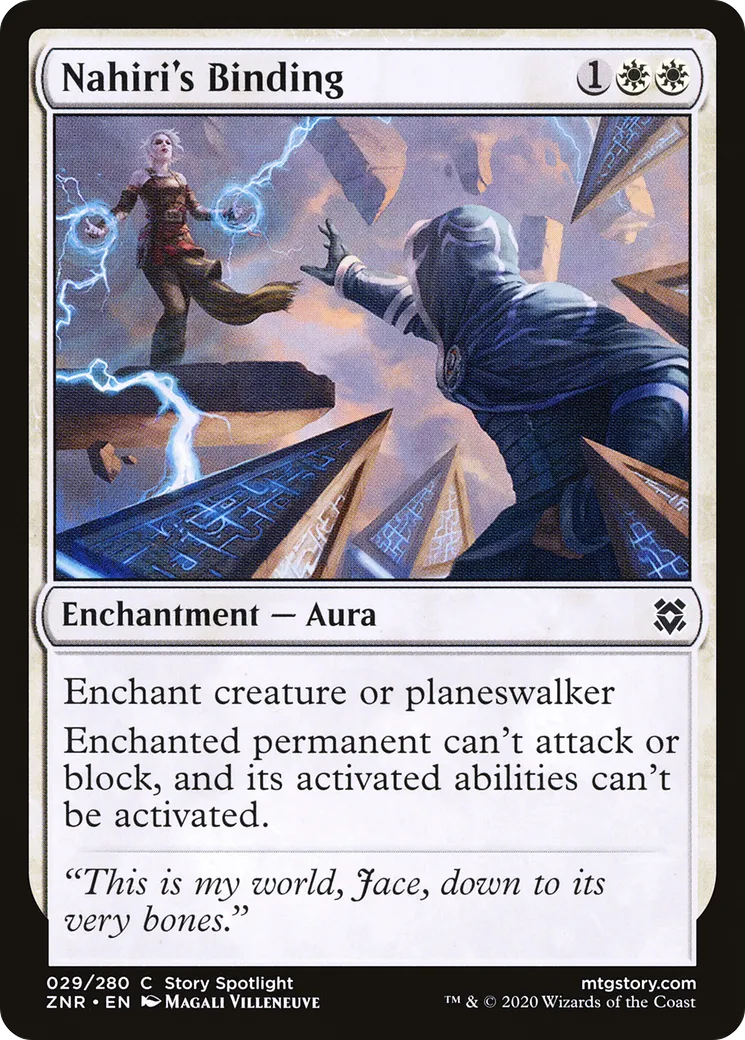 Entrave de Nahiri — Zendikar Rising — Magic: The Gathering