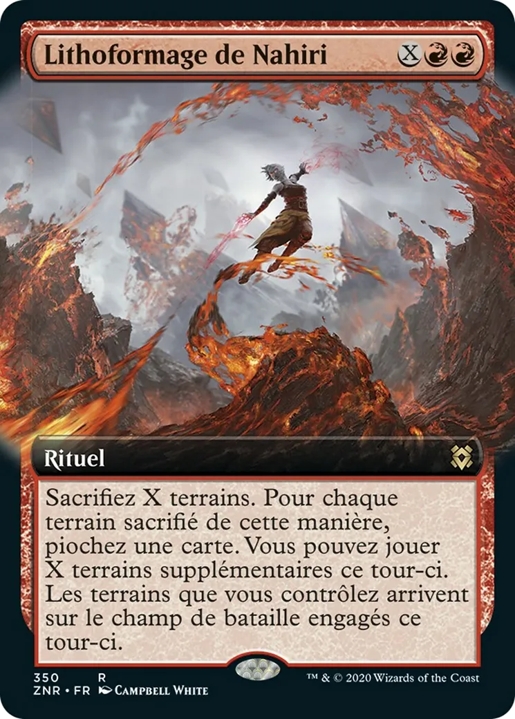 Lithoformage de Nahiri — Zendikar Rising — Magic: The Gathering