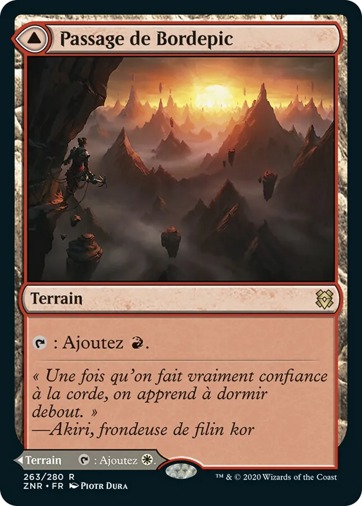 Passage de Bordepic // Passage de Bordepile — Zendikar Rising — Magic: The Gathering