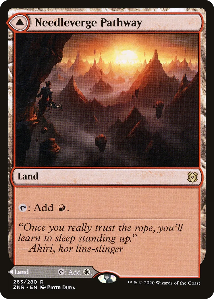 Needleverge Pathway // Pillarverge Pathway — Zendikar Rising — Magic: The Gathering