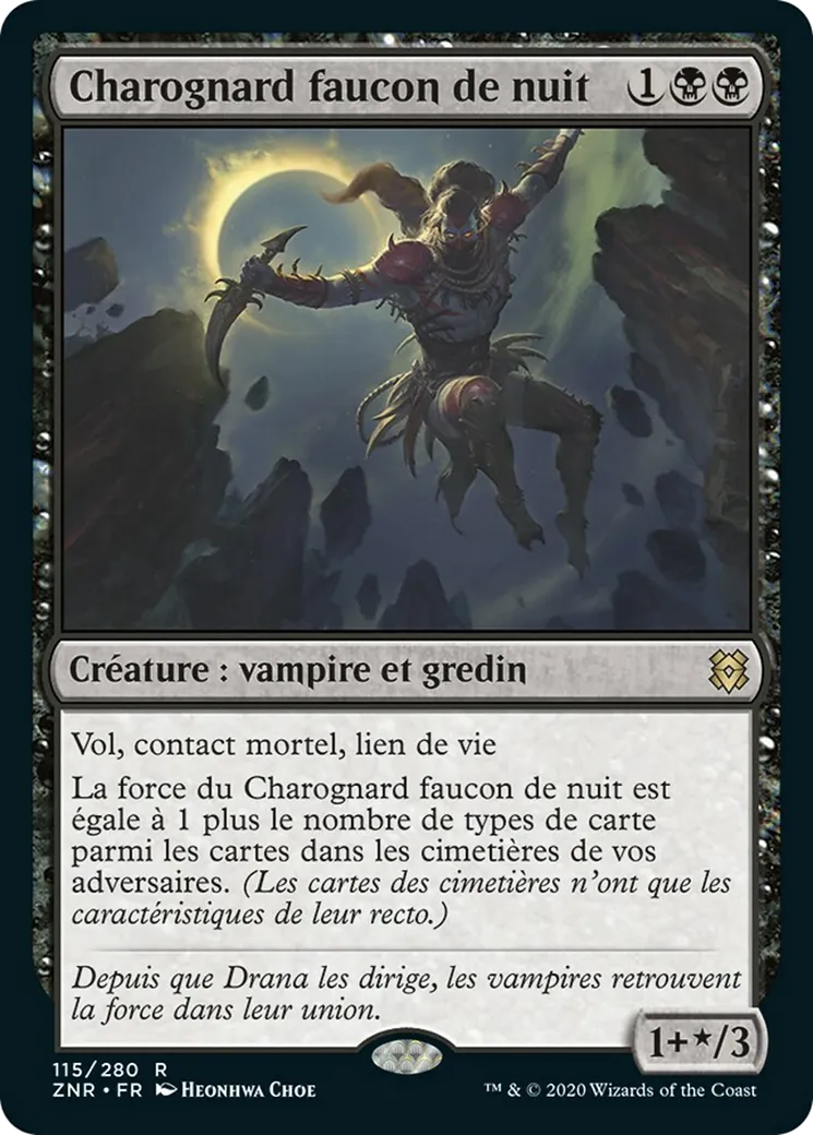 Charognard faucon de nuit — Zendikar Rising — Magic: The Gathering