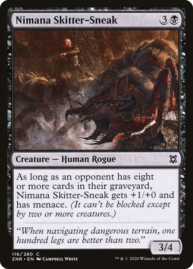 Nimana Skitter-Sneak — Zendikar Rising — Magic: The Gathering