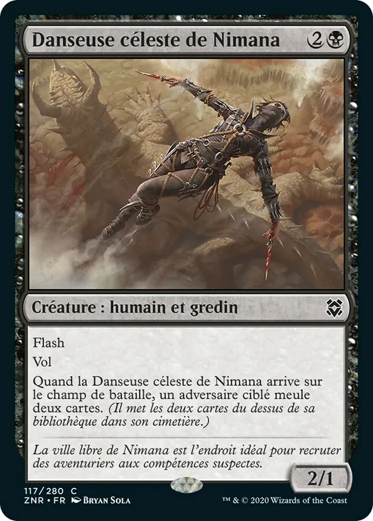 Danseuse céleste de Nimana — Zendikar Rising — Magic: The Gathering