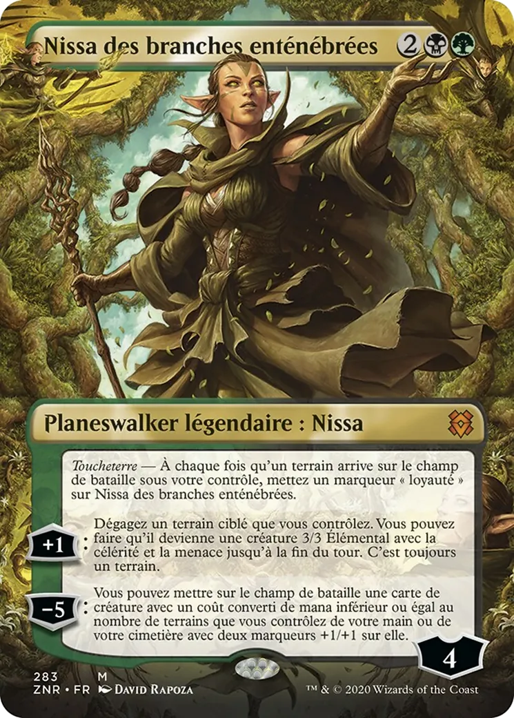 Nissa des branches enténébrées — Zendikar Rising — Magic: The Gathering