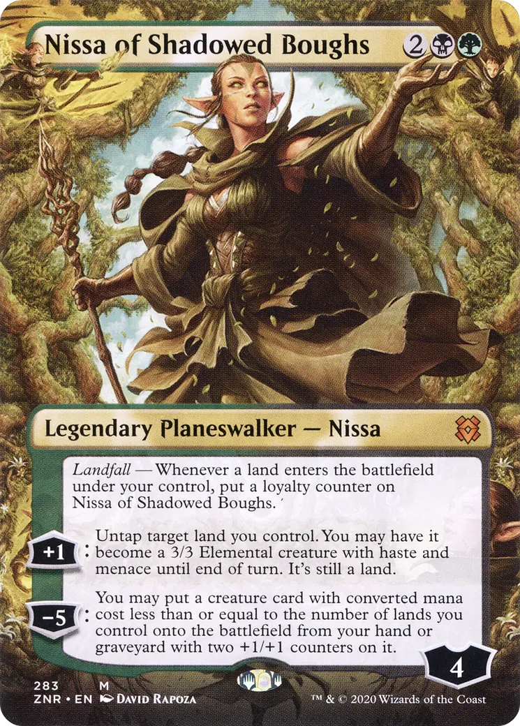 Nissa of Shadowed Boughs — Zendikar Rising — Magic: The Gathering