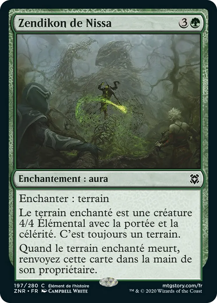 Zendikon de Nissa — Zendikar Rising — Magic: The Gathering