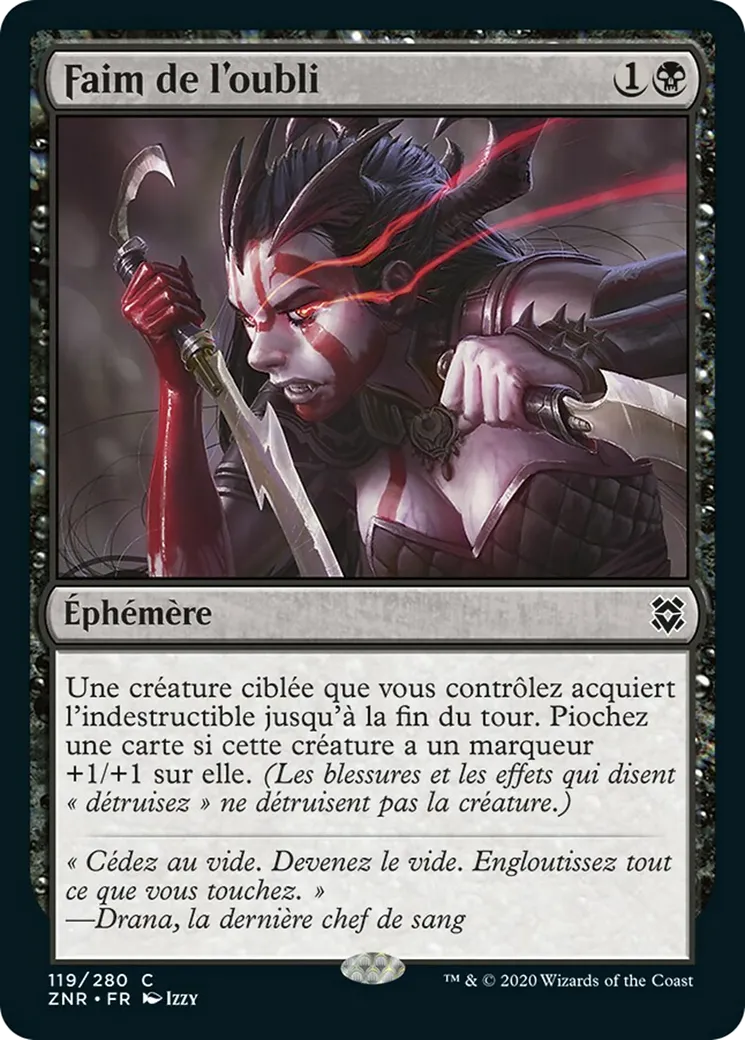 Faim de l'oubli — Zendikar Rising — Magic: The Gathering
