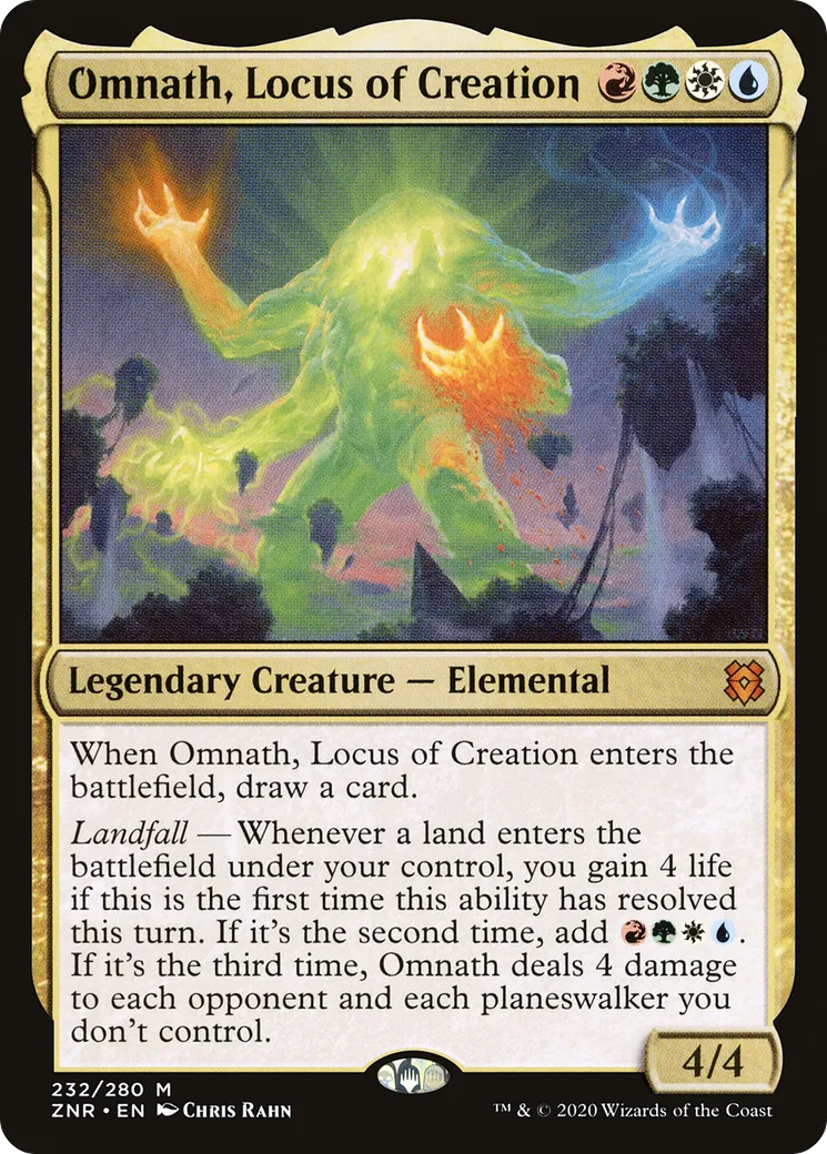 Omnath, Locus of Creation — Zendikar Rising — Magic: The Gathering