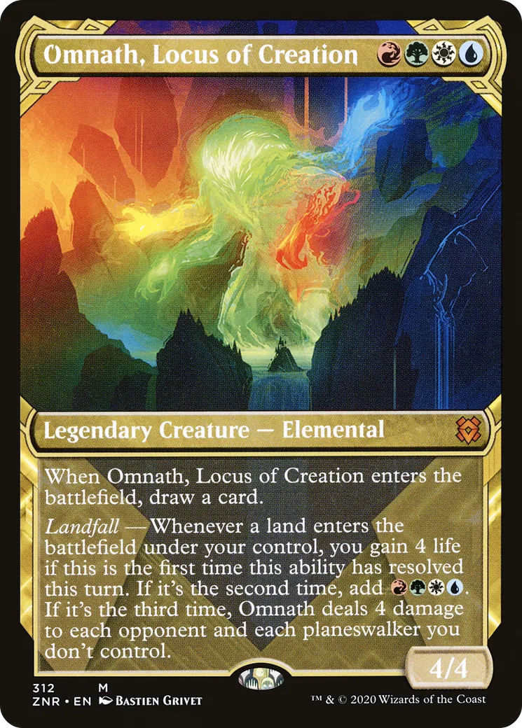 Omnath, Locus of Creation — Zendikar Rising — Magic: The Gathering