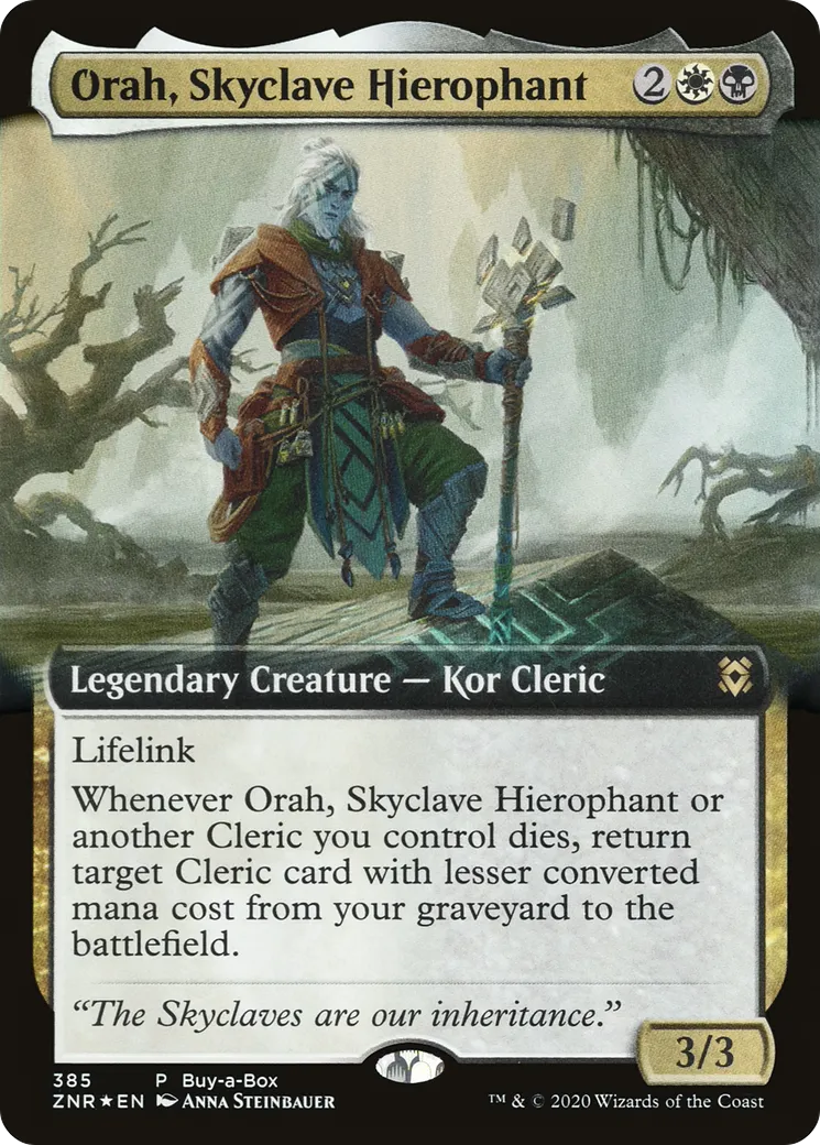 Orah, hiérophante du fort céleste — Zendikar Rising — Magic: The Gathering