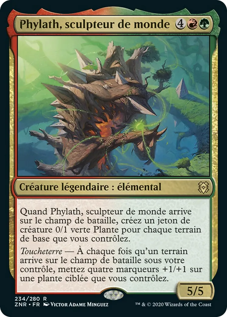 Phylath, sculpteur de monde — Zendikar Rising — Magic: The Gathering