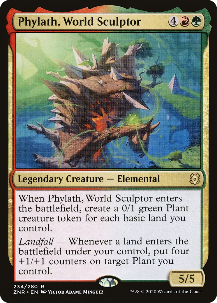 Phylath, sculpteur de monde — Zendikar Rising — Magic: The Gathering