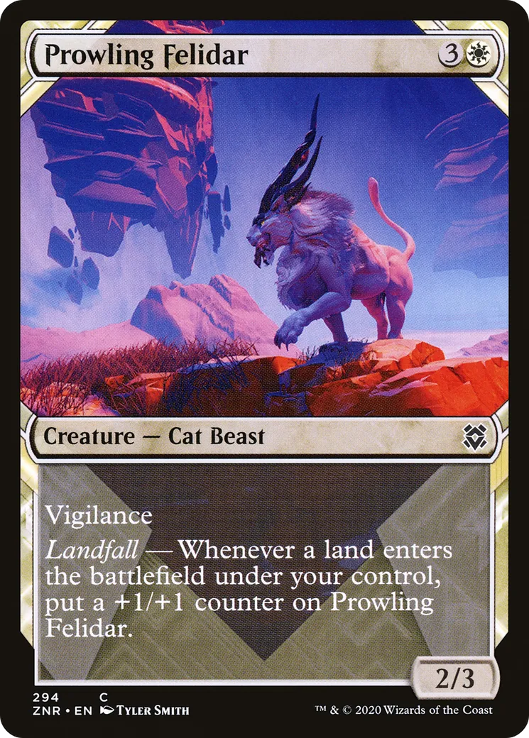 Prowling Felidar — Zendikar Rising — Magic: The Gathering