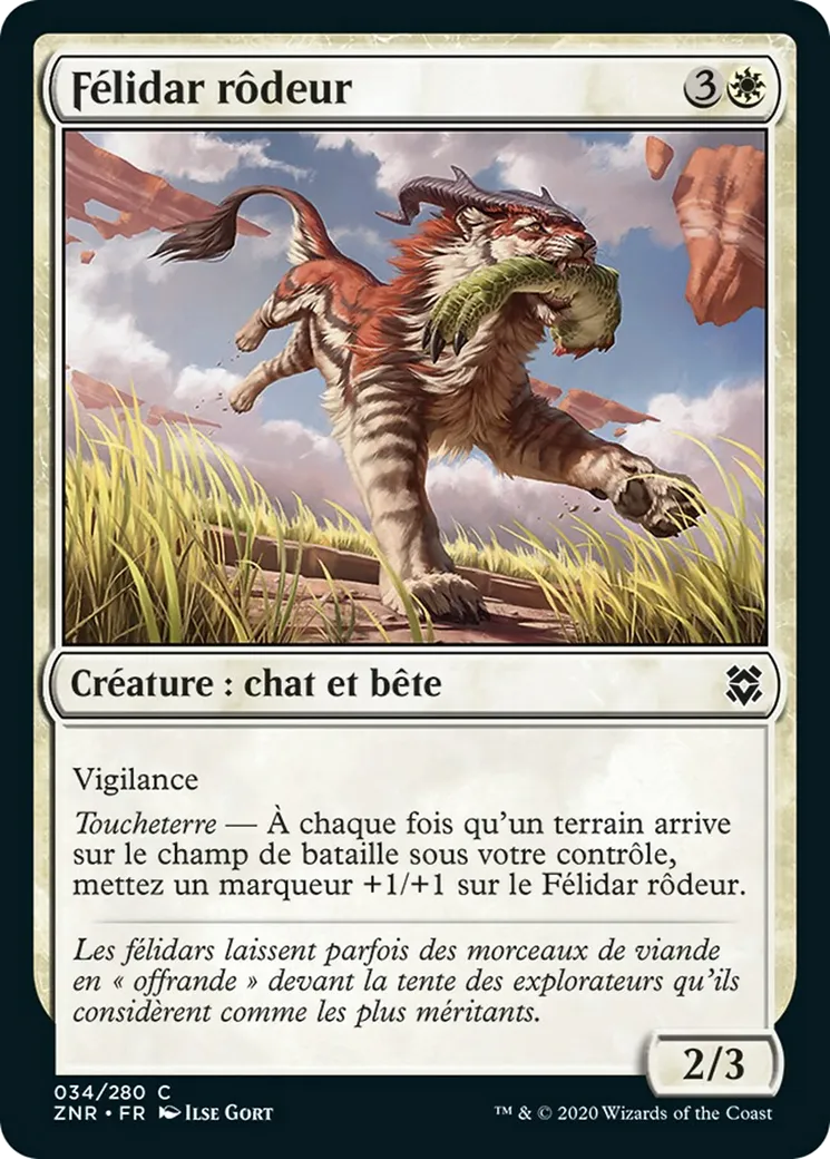 Félidar rôdeur — Zendikar Rising — Magic: The Gathering