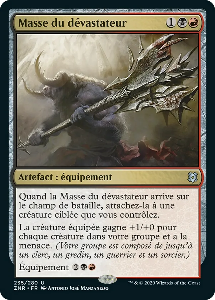 Masse du dévastateur — Zendikar Rising — Magic: The Gathering