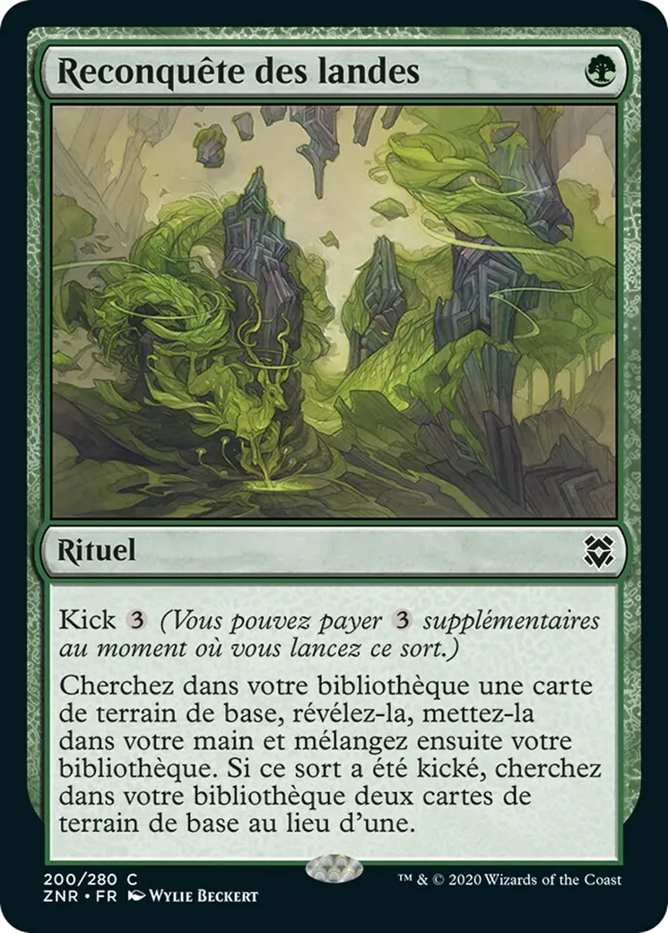 Reconquête des landes — Zendikar Rising — Magic: The Gathering