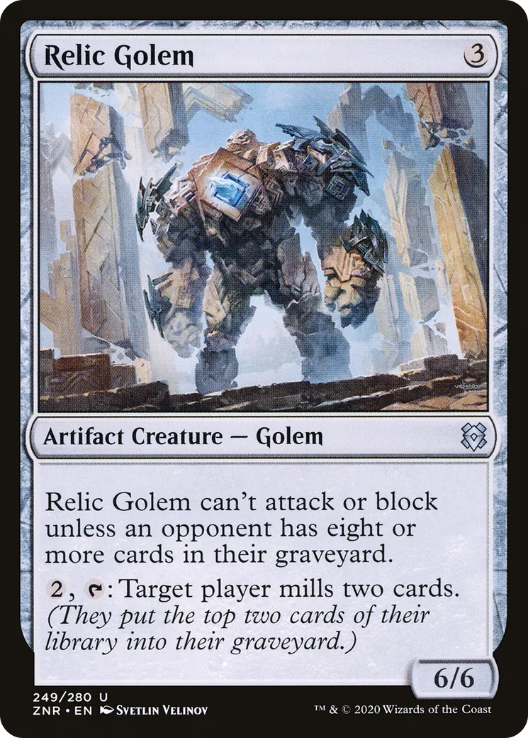 Relic Golem — Zendikar Rising — Magic: The Gathering