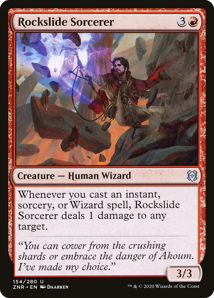 Rockslide Sorcerer — Zendikar Rising — Magic: The Gathering