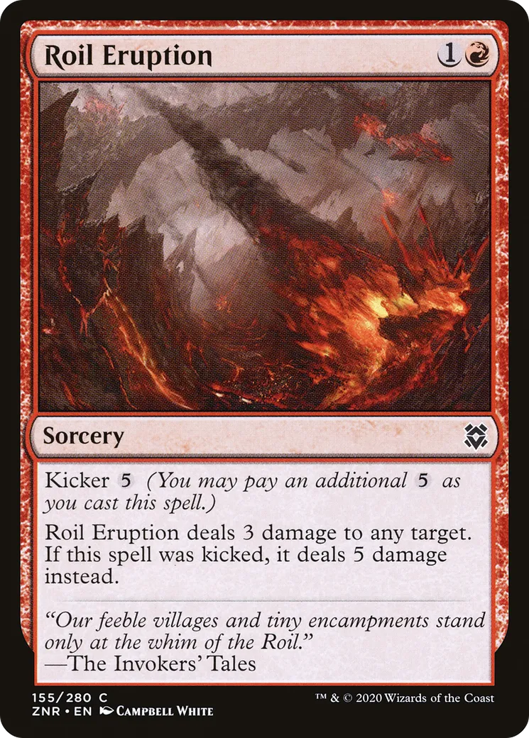 Roil Eruption — Zendikar Rising — Magic: The Gathering