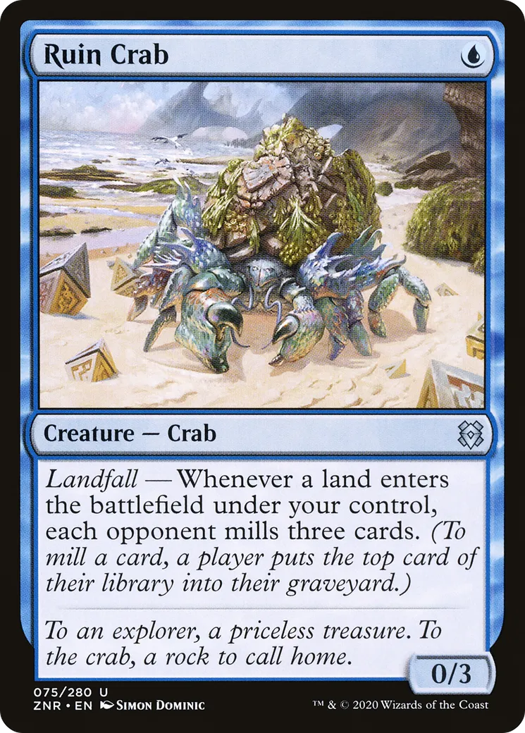 Ruin Crab — Zendikar Rising — Magic: The Gathering